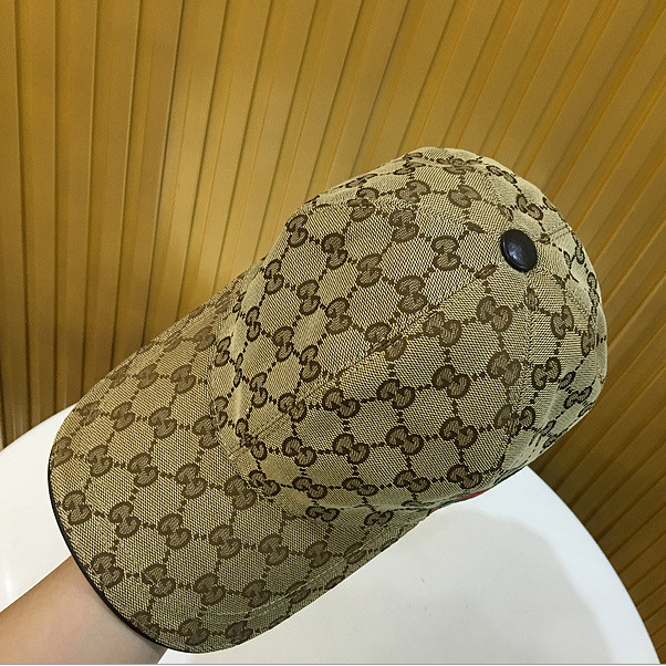 Gucci Original GG Canvas Baseball Hat With Web - everydesigner