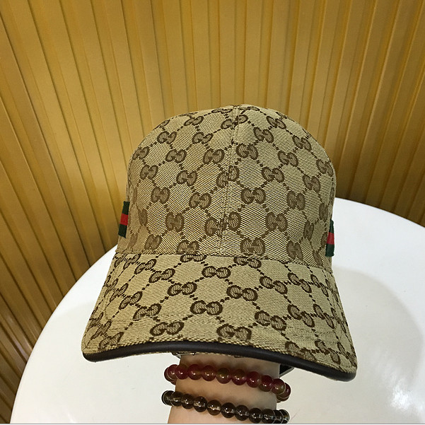 Gucci Original GG Canvas Baseball Hat With Web - everydesigner