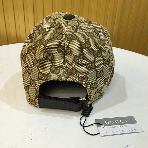 Gucci Original GG Canvas Baseball Hat With Web - everydesigner