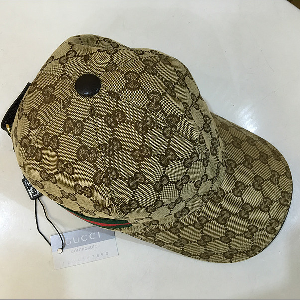 Gucci Original GG Canvas Baseball Hat With Web - everydesigner