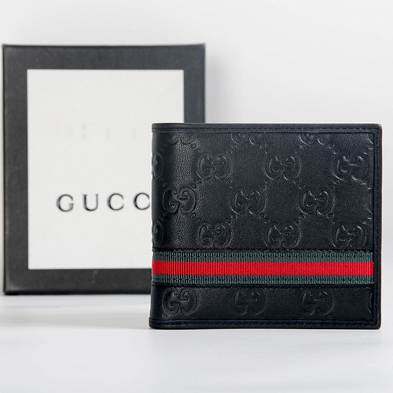 Gucci Black Leather Wallet  - everydesigner