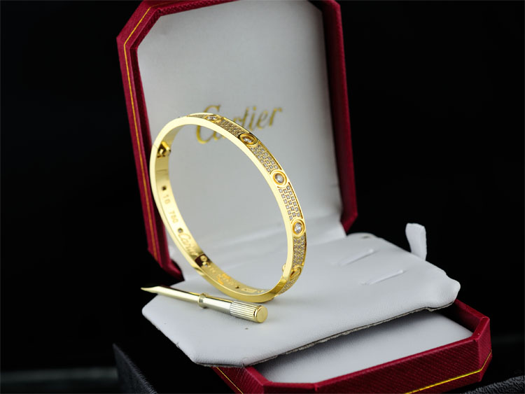 Cartier Gold Iced Bracelet - everydesigner