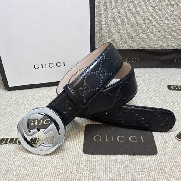 Gucci Signature Leather Belt - everydesigner