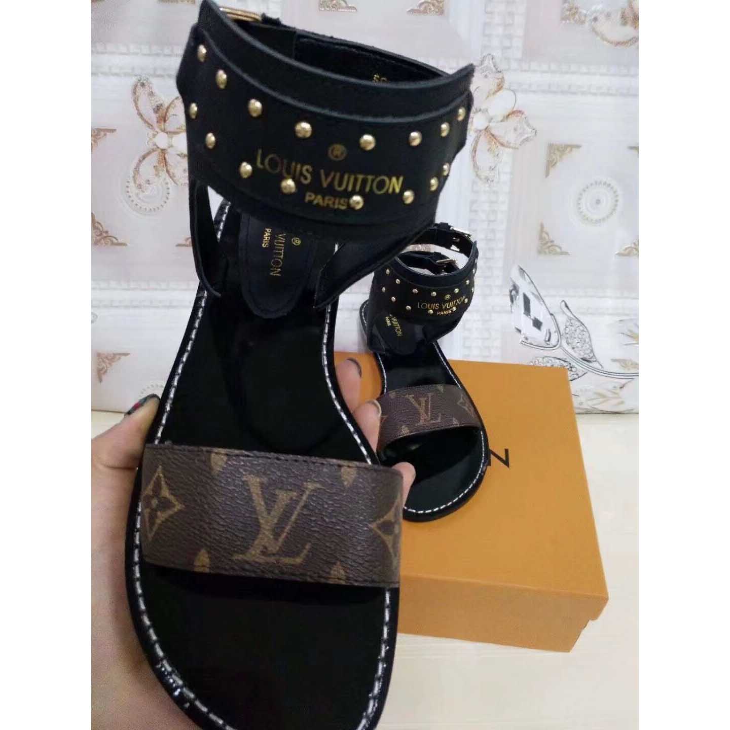 Louis Vuitton Monogram Nomad Women Sandals  - everydesigner