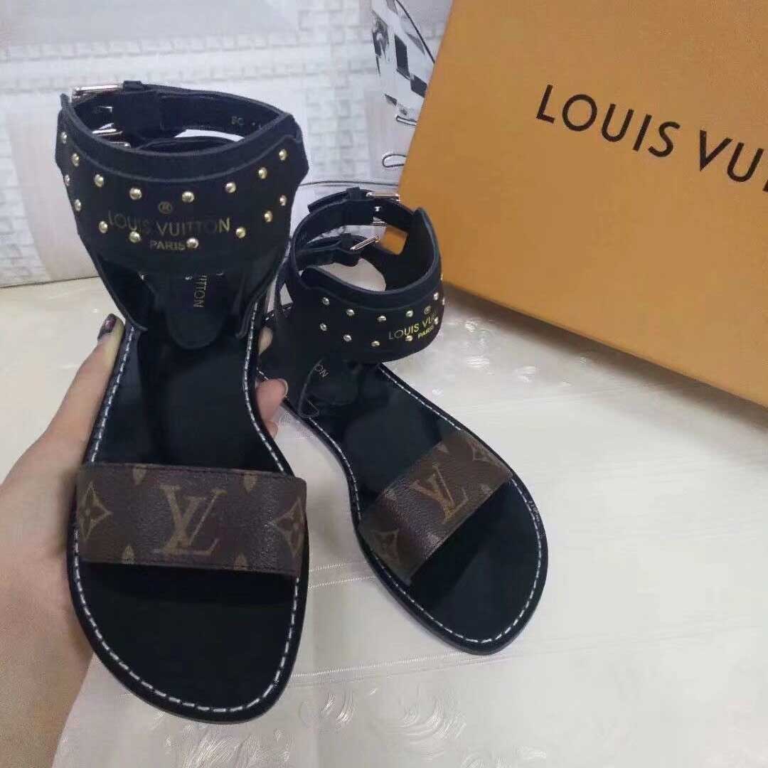 Louis Vuitton Monogram Nomad Women Sandals  - everydesigner