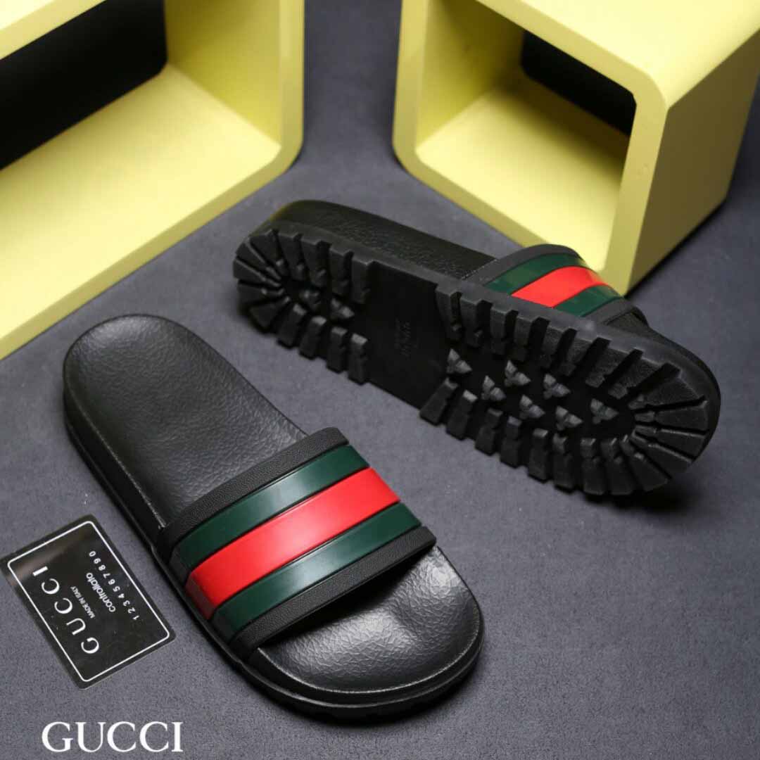 Gucci Web Slide Sandal - everydesigner