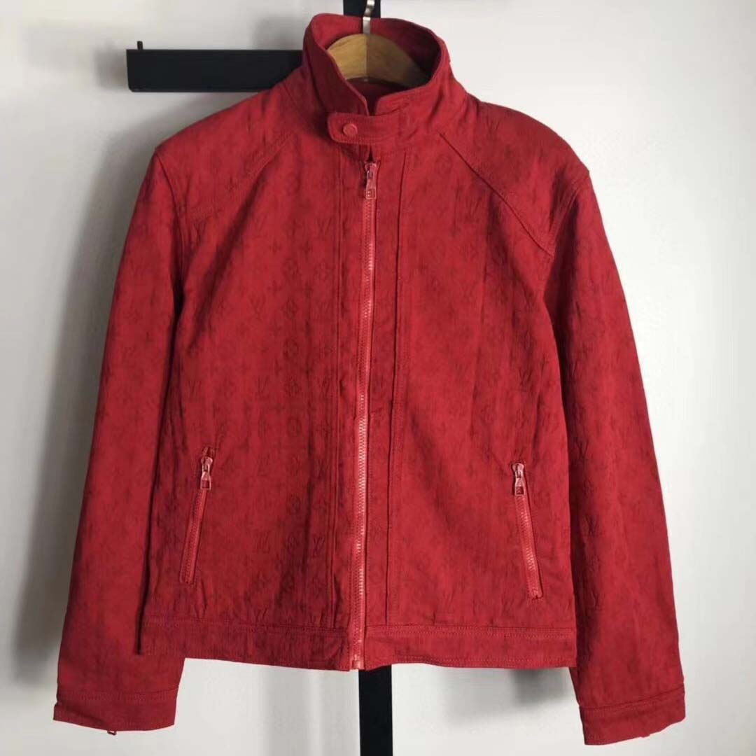 Louis Vuitton Monogram Red Jacket - everydesigner