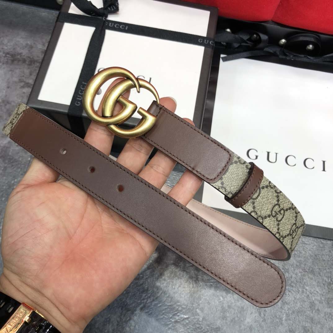 Gucci GG Belt With Double G Buckle - everydesigner