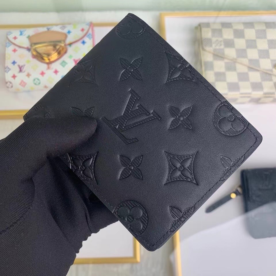 Louis Vuitton  Monogram Black Wallet - everydesigner