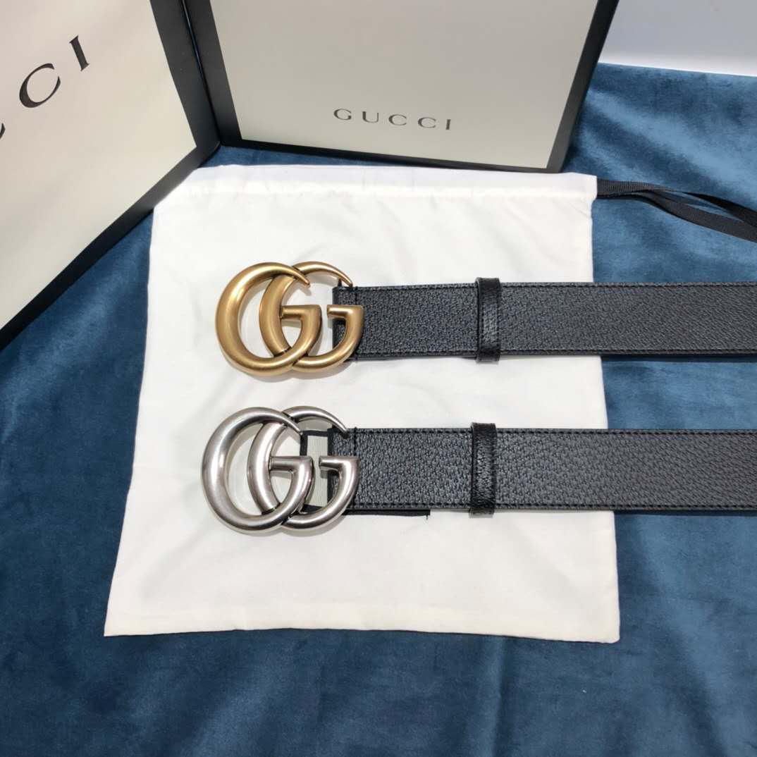 Gucci Black Belt ,1.5 Inch Buckle 3.003W*2.36 H Inches - everydesigner