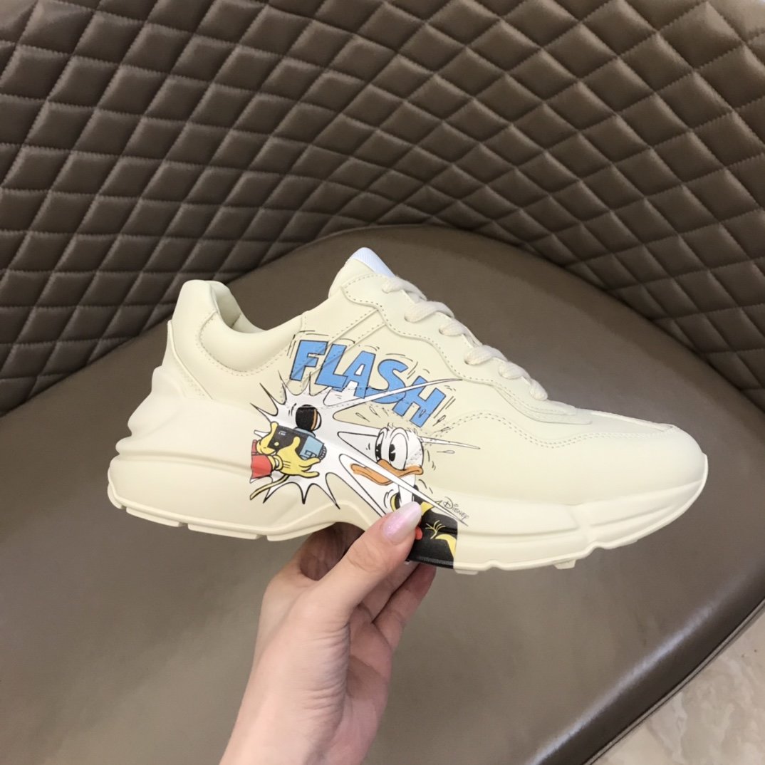 Gucci Disney Donald Duck Print Sneaker - everydesigner