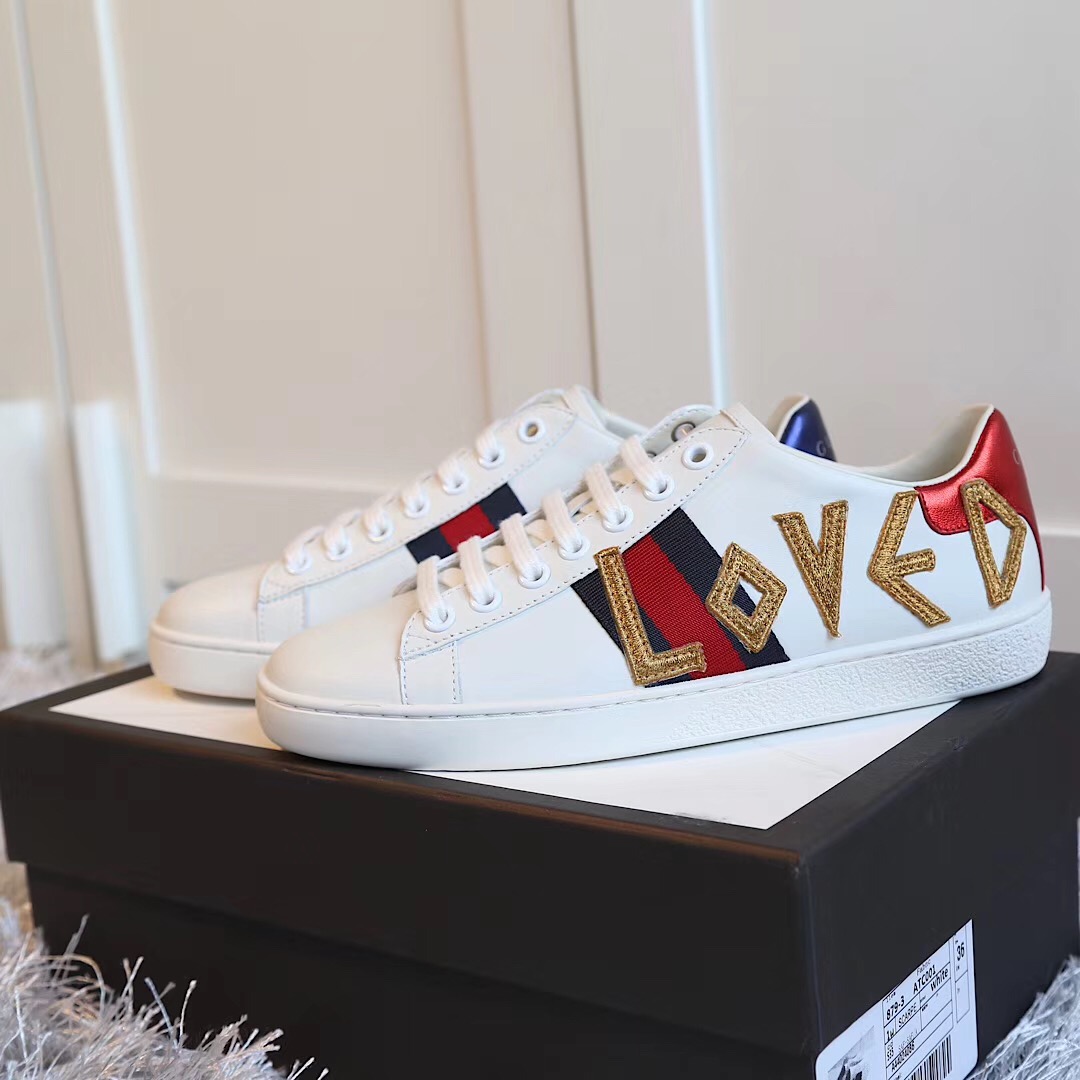 Gucci Ace Embroidered Sneaker - everydesigner