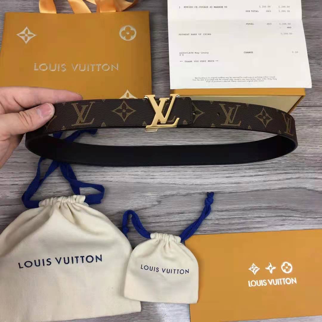 Louis Vuitton Initiales Monogram Belt - everydesigner