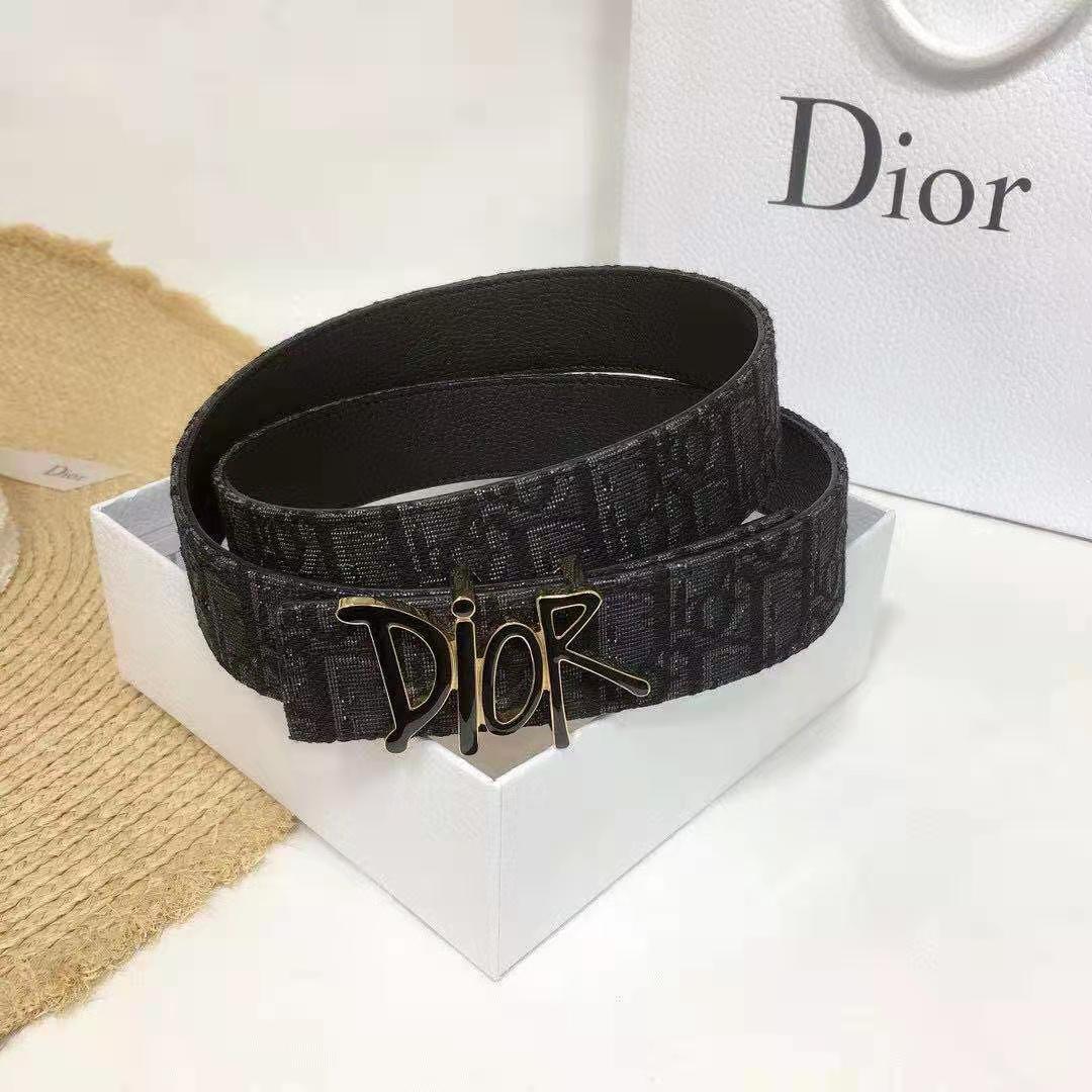 Dior Oblique Jacquard Belt  - everydesigner