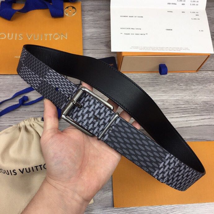 Louis Vuitton Damier Print 40MM Belt - everydesigner