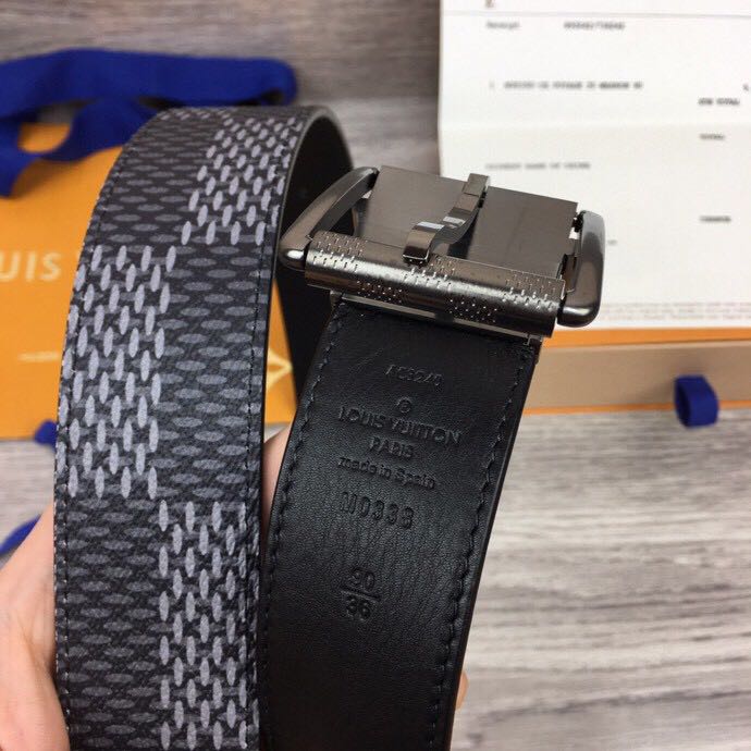 Louis Vuitton Damier Print 40MM Belt - everydesigner