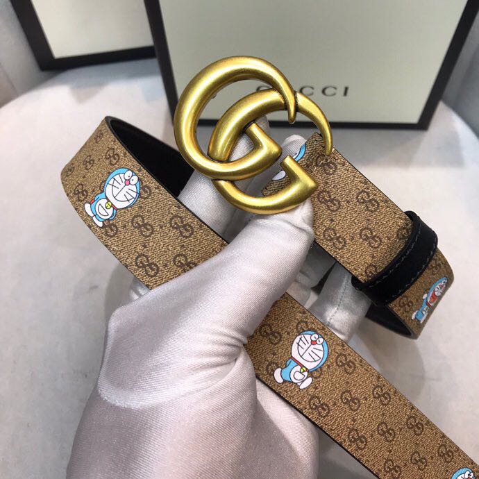 Gucci Doraemon Print Belt - everydesigner