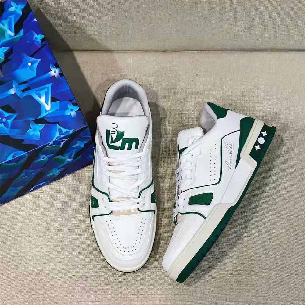 Louis Vuitton Trainer Sneaker Green - everydesigner