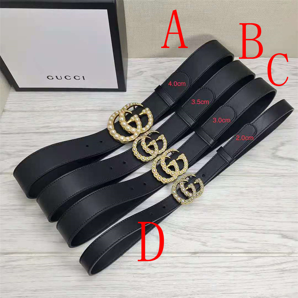 Gucci GG Pearl Black Belt  - everydesigner