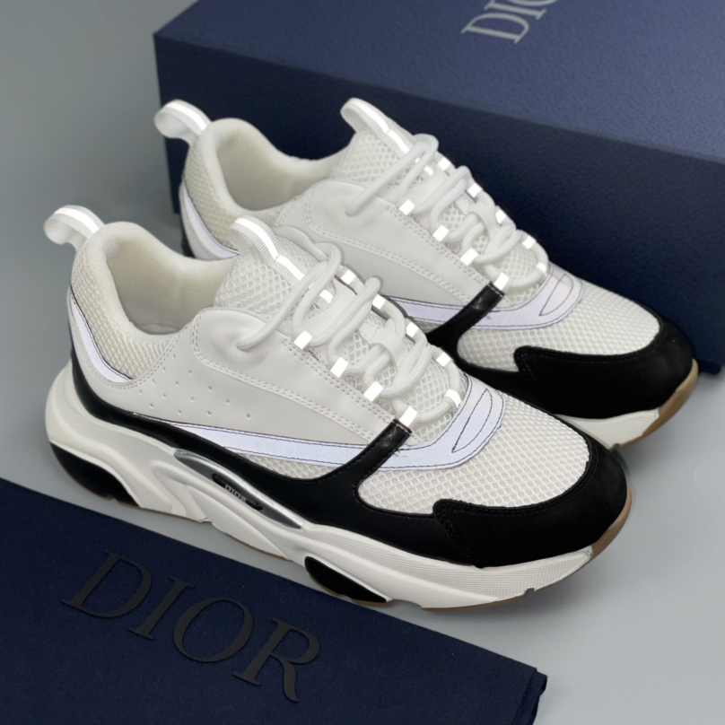 Dior B22 Sneaker White Black - everydesigner