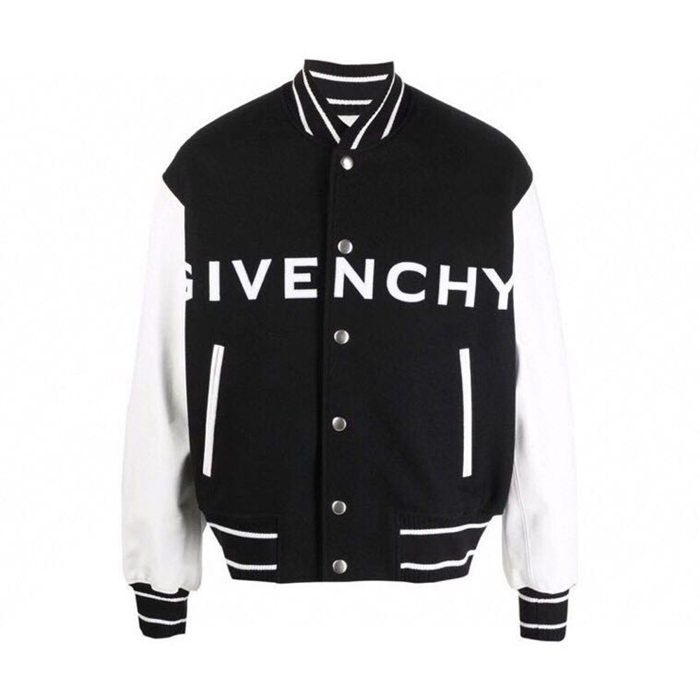 Givenchy Contrasting-sleeves Bomber Jacket - everydesigner