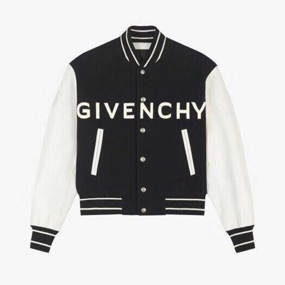 Givenchy Contrasting-sleeves Bomber Jacket - everydesigner