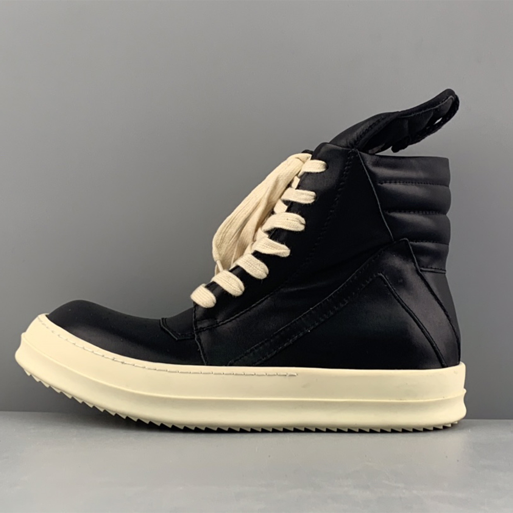 Rick Owens Geobasket High-Top Sneakers Black - everydesigner