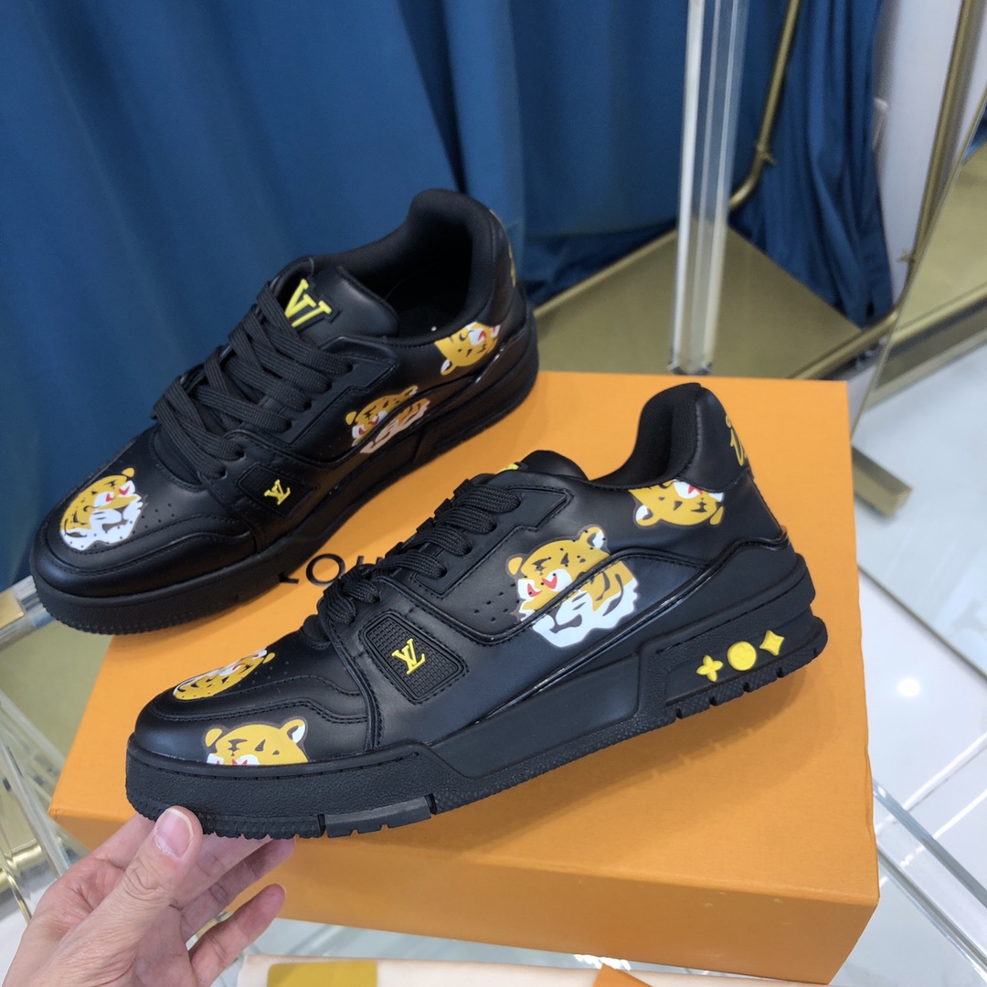 Louis Vuitton Trainer Sneaker X Nigo Tiger - everydesigner