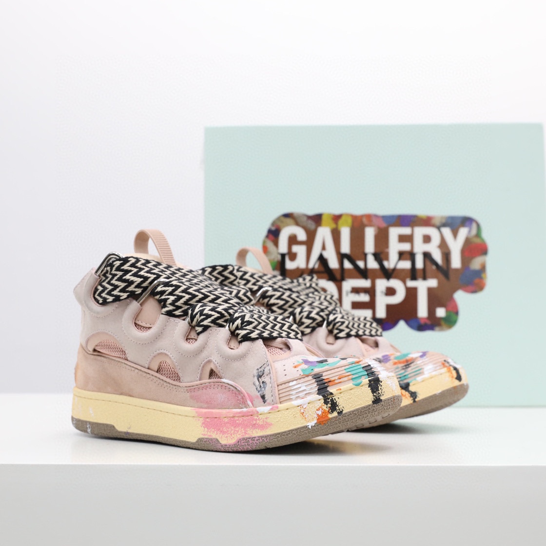 Lanvin X  Gallery Dept. Curb Sneaker Pink - everydesigner