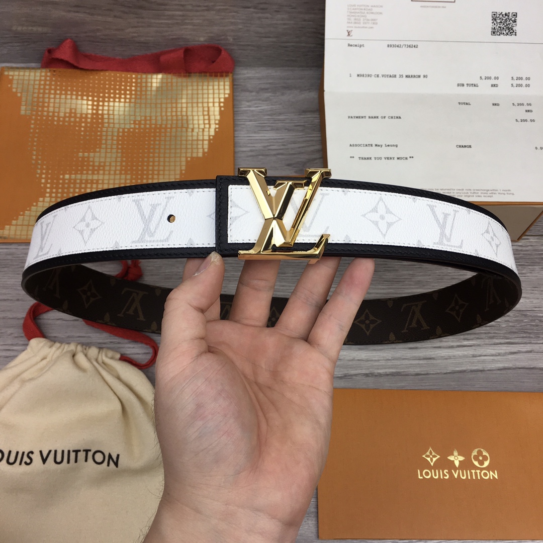 Louis Vuitton Shape 40MM Reversible Belt - everydesigner