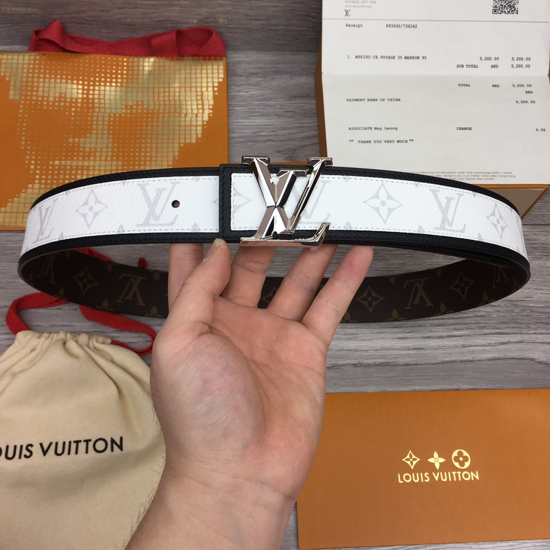 Louis Vuitton Shape 40MM Reversible Belt - everydesigner