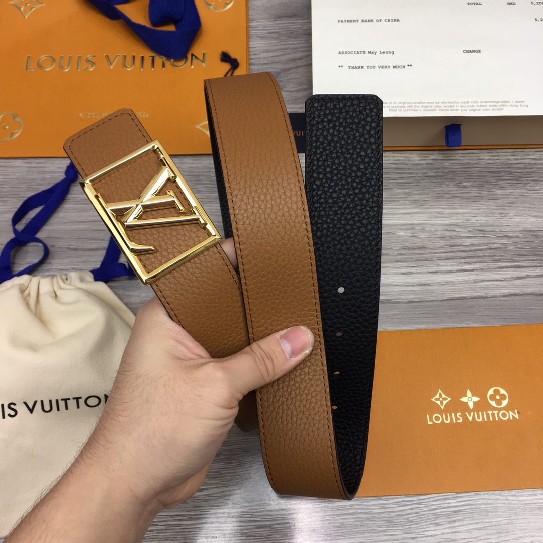 Louis Vuitton Shape 40MM Reversible Belt - everydesigner