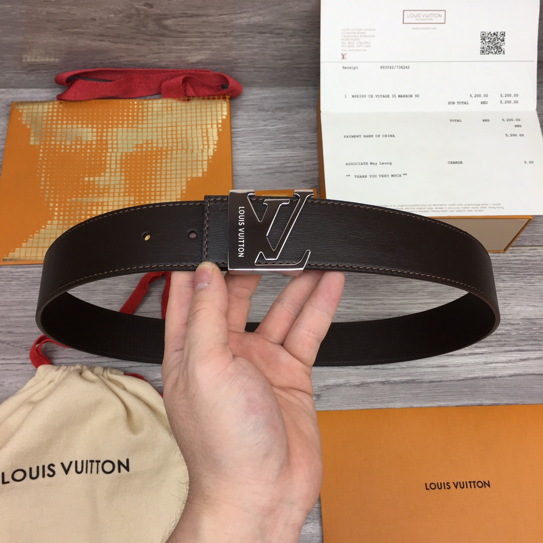 Louis Vuitton Shape 40MM Reversible Belt - everydesigner