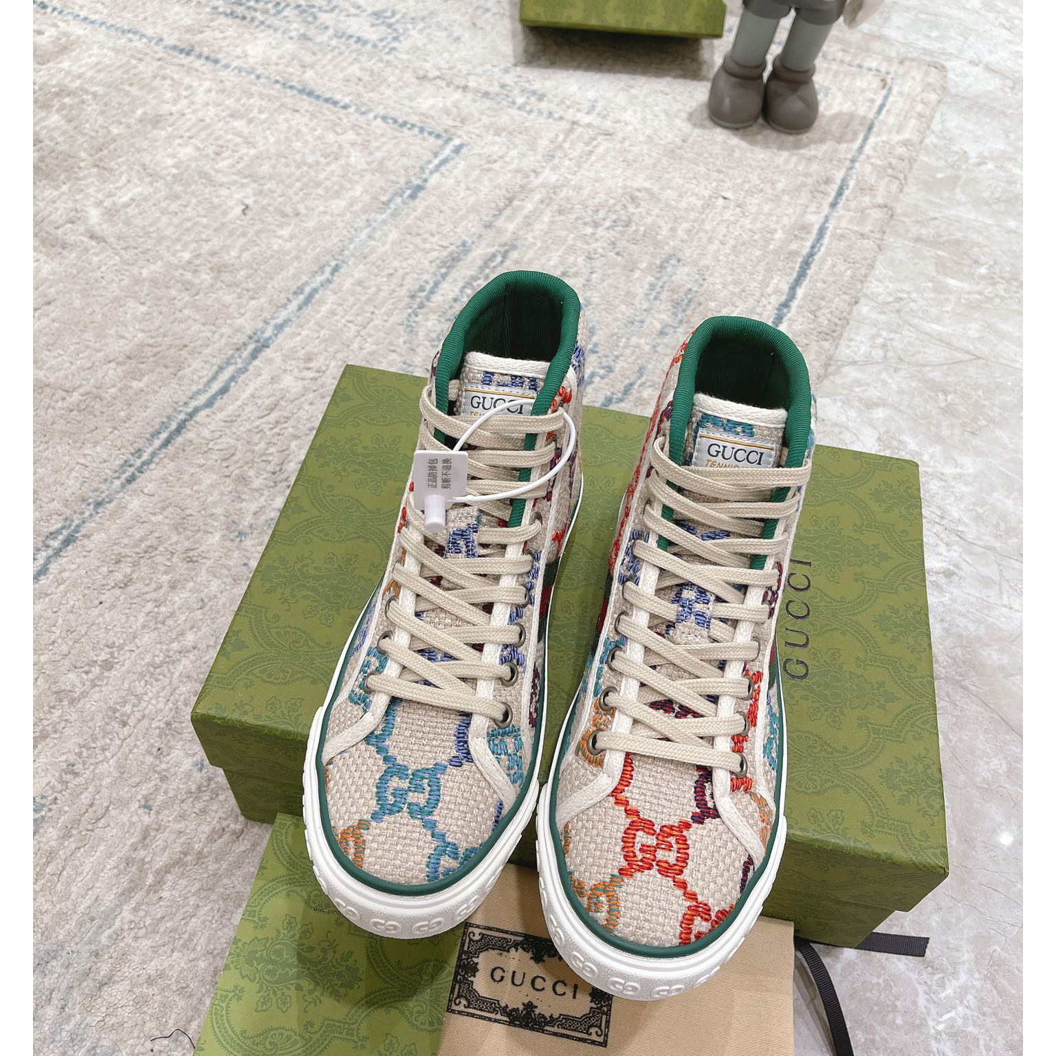 Gucci Men's  Tennis 1977 High Top Sneaker - everydesigner