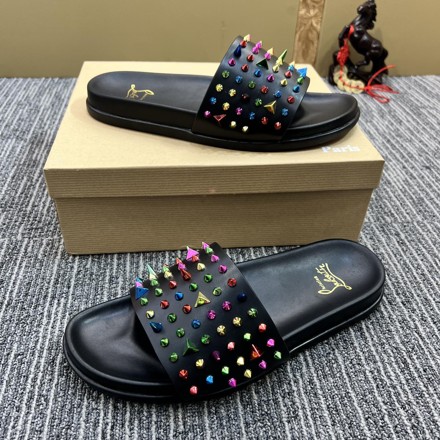 Christian Louboutin  Men Slippers Flats - everydesigner