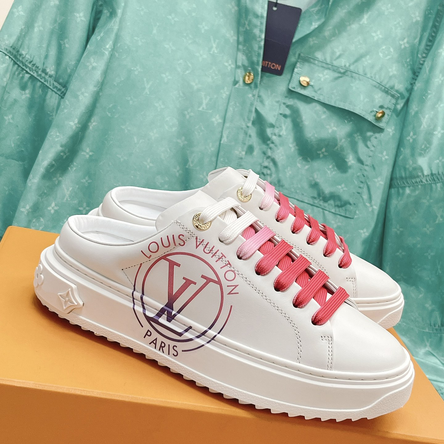 Louis Vuitton Time Out Open Back Sneaker - everydesigner