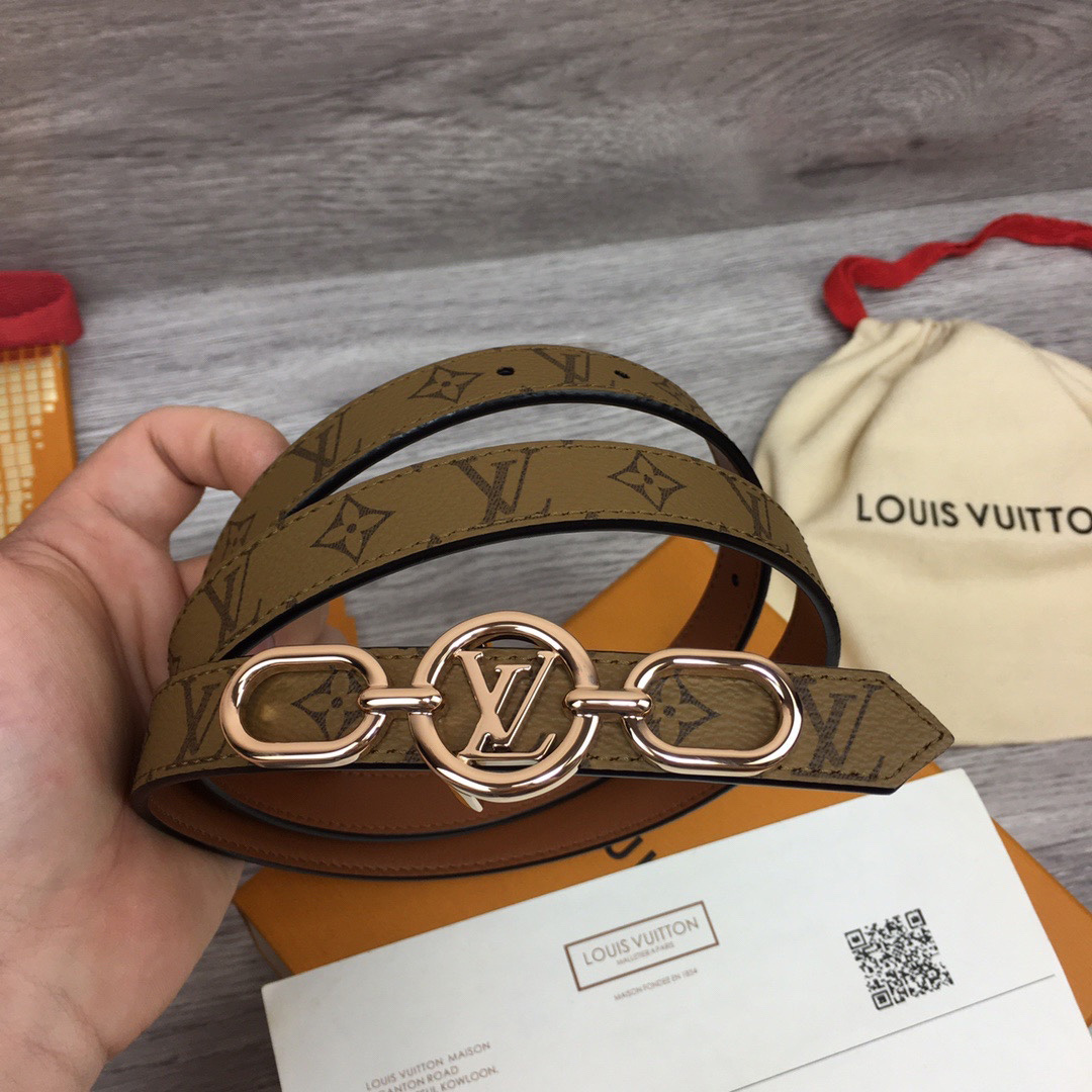 Louis Vuitton Squared LV 20mm Belt - everydesigner