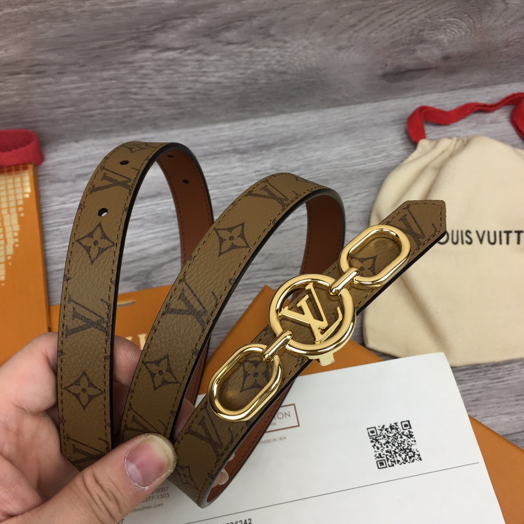 Louis Vuitton Squared LV 20mm Belt - everydesigner