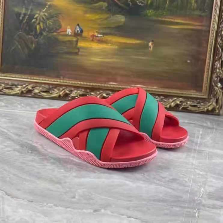 Gucci  Slide Sandals With Web - everydesigner