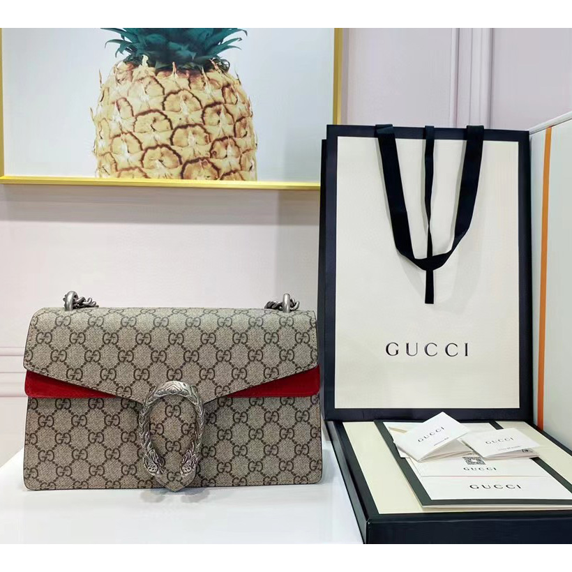 Gucci  Dionysus GG Small Shoulder Bag(28-17-9cm) - everydesigner