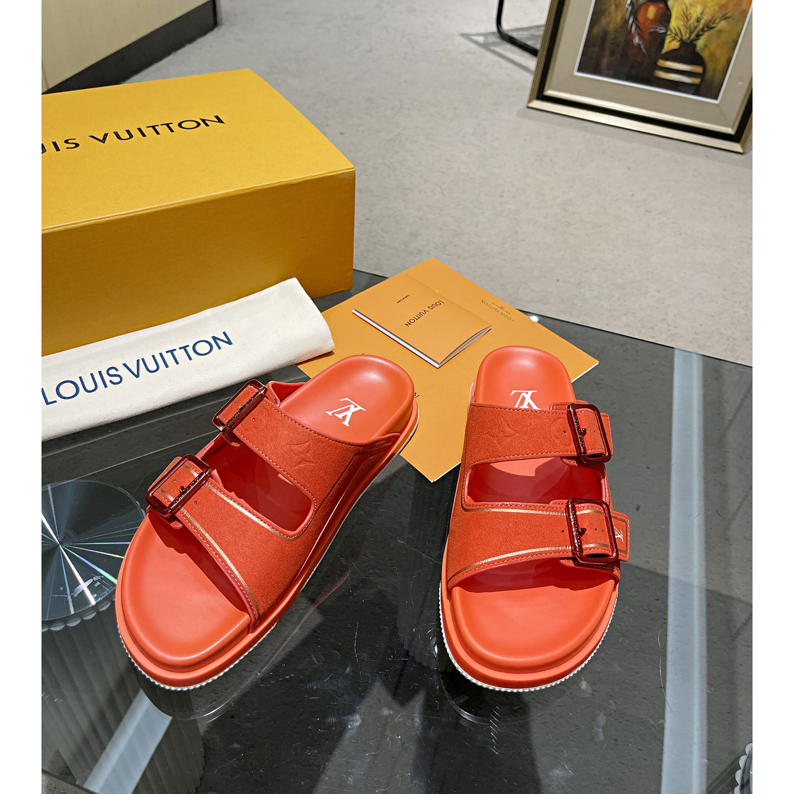 Louis Vuitton Men's Trainer Slippers - everydesigner