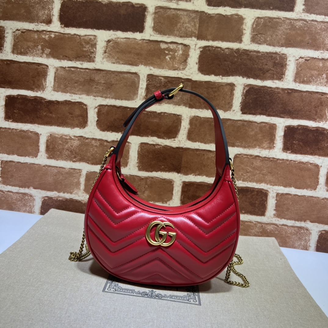 Gucci GG  Leather Handle Bag（21-11-5CM） - everydesigner