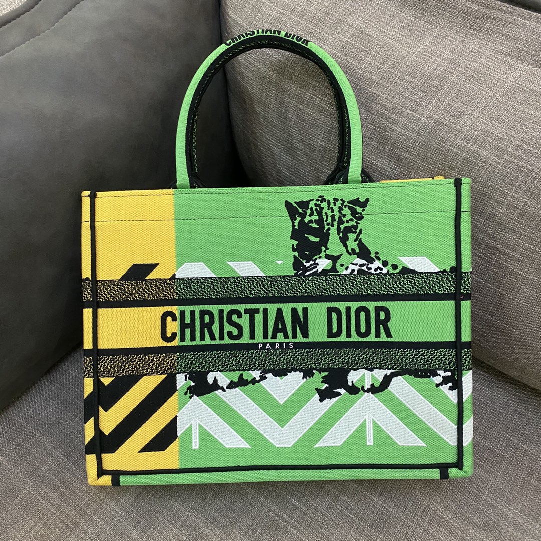 Dior Book Tote D-Jungle Pop（36.5*28*17.5cm） - everydesigner