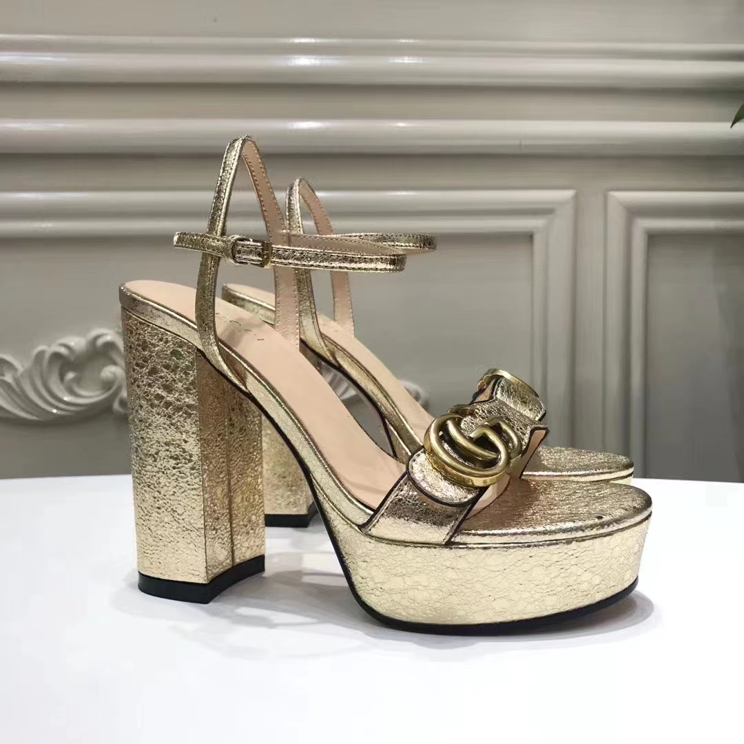 Gucci GG High Heeled Sandals - everydesigner