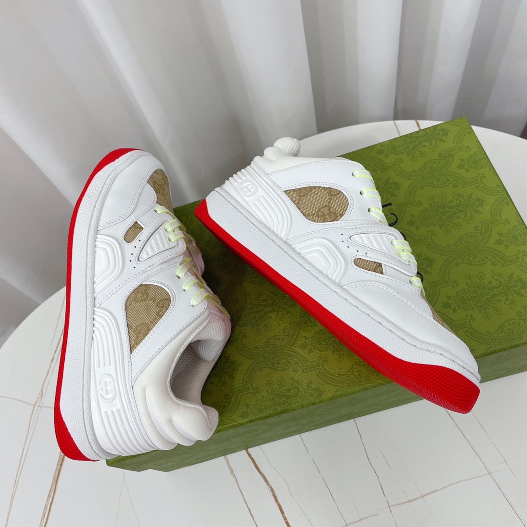 Gucci  Basket Sneaker With Lnterlocking G  - everydesigner