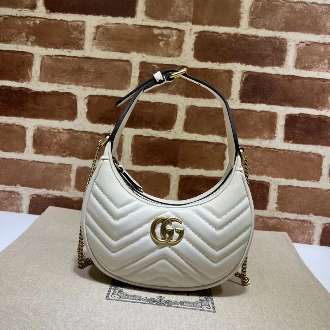 Gucci GG  Leather Handle Bag（21-11-5CM） - everydesigner