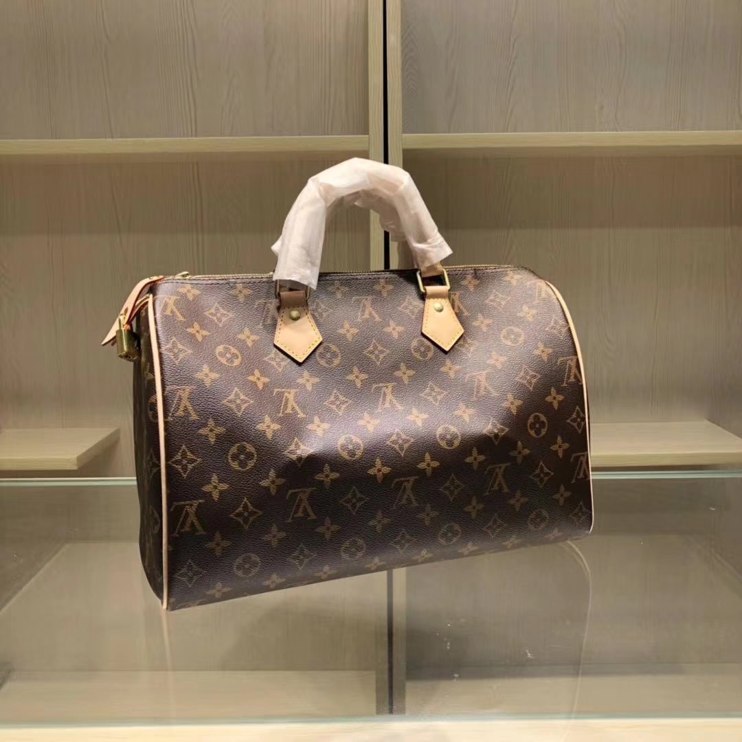 Louis Vuitton Speedy 35 Monogram Handbag (35-23-8cm)  M41107 - everydesigner