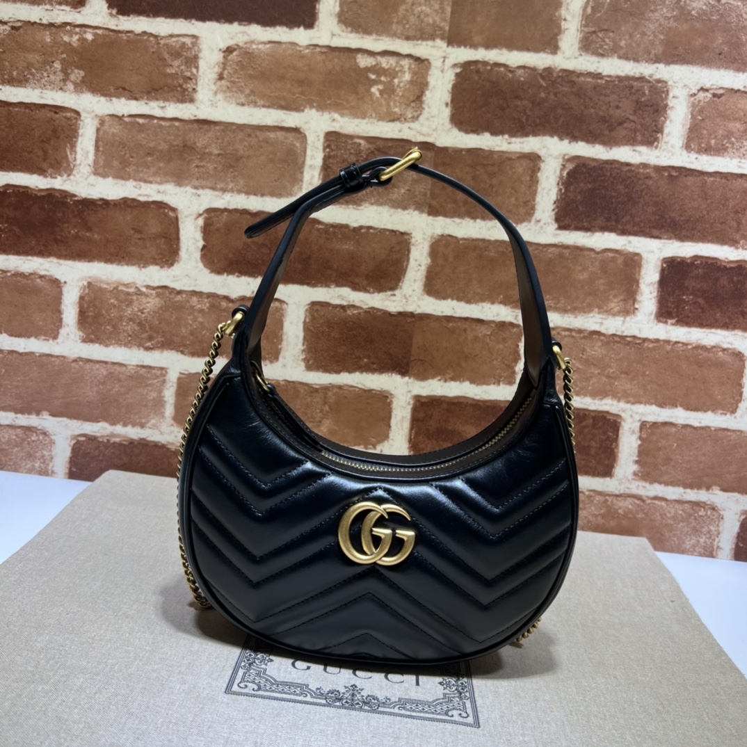 Gucci GG  Leather Handle Bag（21-11-5CM） - everydesigner