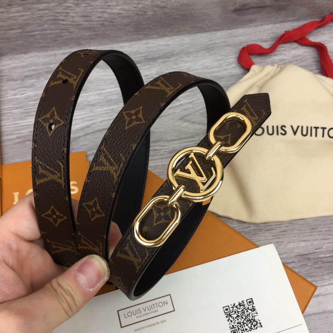 Louis Vuitton Squared LV 20mm Belt - everydesigner