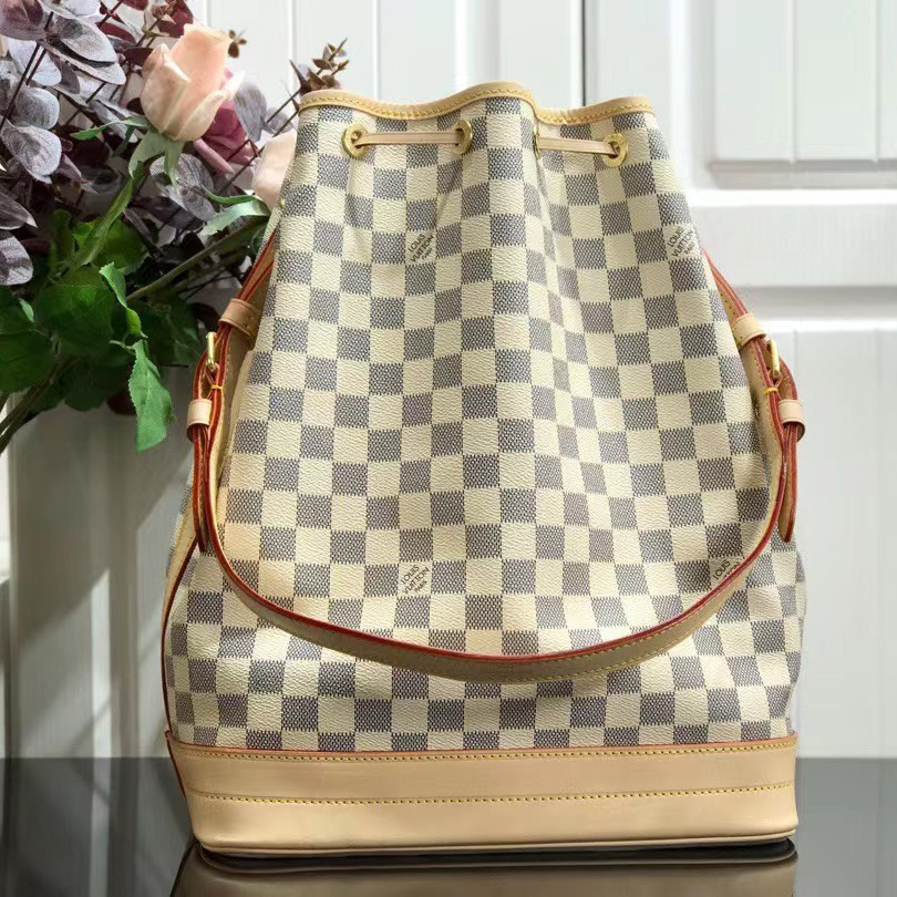 Louis Vuitton Damier Ebene Neonoe MM Safran (27.5-36-20cm) - everydesigner